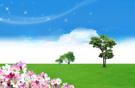 韩式自然背景