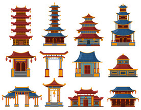 中国风传统古建筑