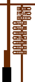 指路牌