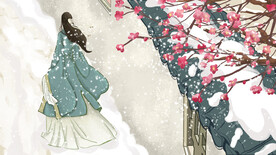 大雪海报图片