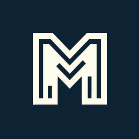 字母m线条设计