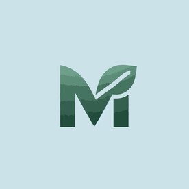 绿色字母m标志设计