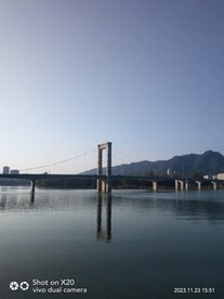 修水城市大河大桥图