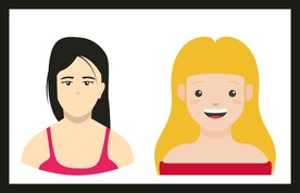 手绘女孩女人 女孩女人 美女 