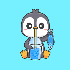 矢量卡通企鹅
