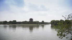 苏州 公园 城楼