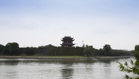 苏州 公园 城楼