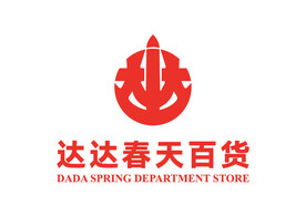 达达春天百货 LOGO 标志