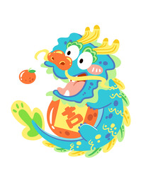 龙年门贴  