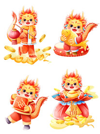龙年门贴  