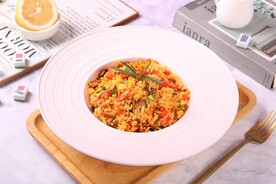 香辣鸡扒粒炒饭