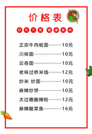 面馆海报