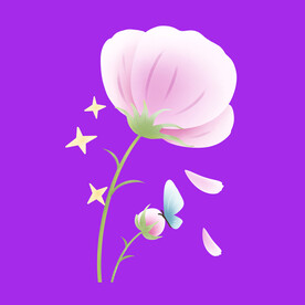 手绘郁金香 
