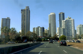 澳洲黄金海岸城市风景