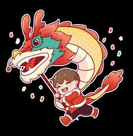 手绘龙