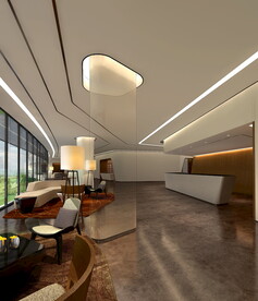 会所装饰设计效果图 