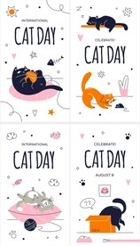 猫插画海报