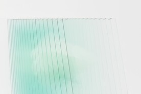 绿色渐变3d玻璃抽象背景