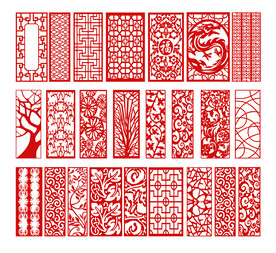 窗花花纹 