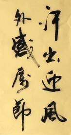 汗出迎风