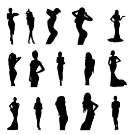 美女剪影
