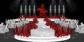 红色水晶婚礼
