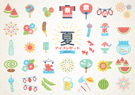 和风夏季元素