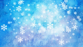  雪花素材图片