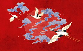          国潮仙鹤