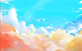 梦幻天空 云朵 