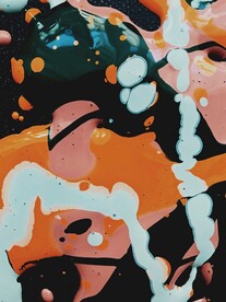 彩色油画