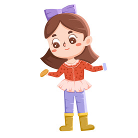 卡通女孩