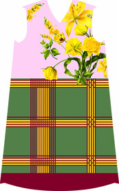 服装定位花型
