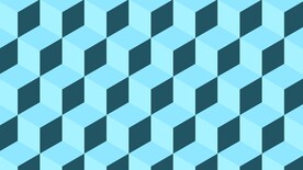 蓝色3d规则方形抽象科技纹理