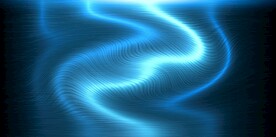 蓝色抽象拉丝3D立体流体渐变