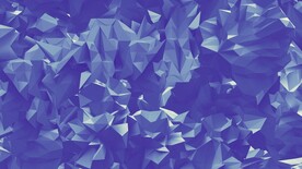 紫色菱形3d抽象立体造型
