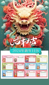 2024挂历         
