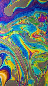 彩色酸性丝绸质感流体渐变背景