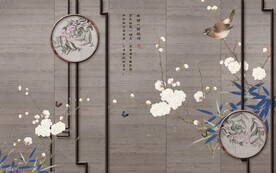 沙发背景墙 