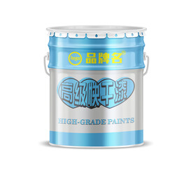 涂料包装展开图
