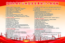 防范非煤矿山典型多发事故六十条