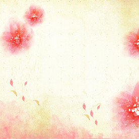 唯美粉色花卉挂画挂画装饰画