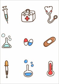 手绘医疗用品
