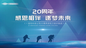 周年活动徒步展板