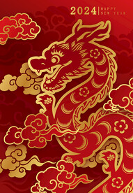 矢量龙海报