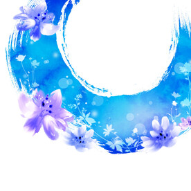唯美紫色花朵唯美挂画装饰画