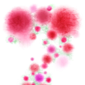 水墨水彩花朵挂画装饰画
