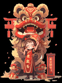 开心的女孩