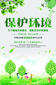 保护环境海报