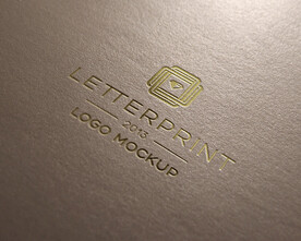 LOGO样机烫金
